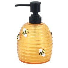 Bee Hive Soap Dispenser Yellow Bathroom Accessories Free Standing