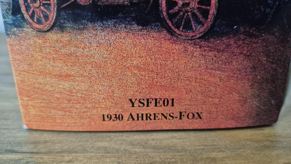 MATCHBOX YSFE 01 1930 Ahrens Fox Fire Engine Models of Yesteryear in OVP - Bild 4 von 4