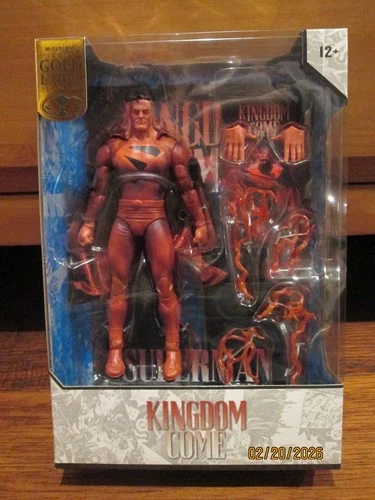 McFarlane DC Multiverse Cover Recreations Kingdom Come Superman Gold Label NEW