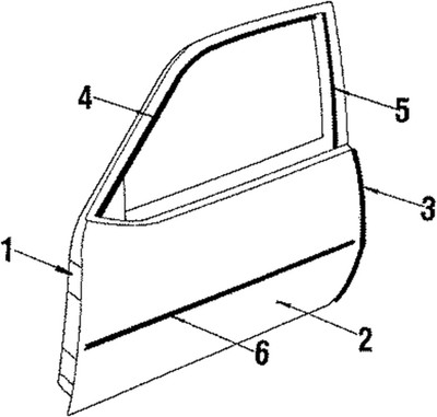 Genuine GM Edge Guard 20451890