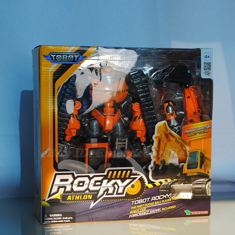 NEW Robo-Excavator "Rocky Athlon" by Tobot V Transforming – Action Figure Toy - Image 3 of 4