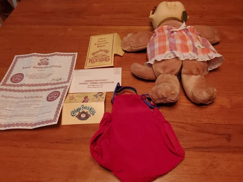 Cabbage Patch Kids Koosas Cat Original Outfits ID Certificate, ad  EUC