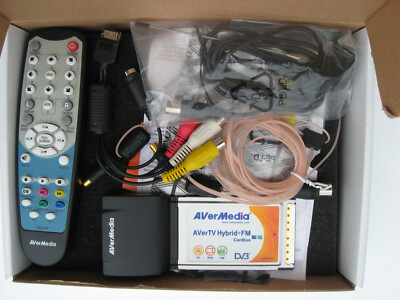 AVerMedia AVerTV Hybrid+FM Cardbus PCMCIA used boxed