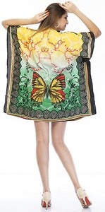 butterfly kaftan dress