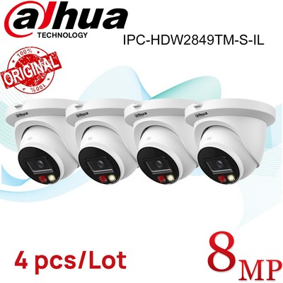 4pcs/lot Dahua IPC-HDW2849TM-S-IL Dual light Full color IR ip camera wholesale