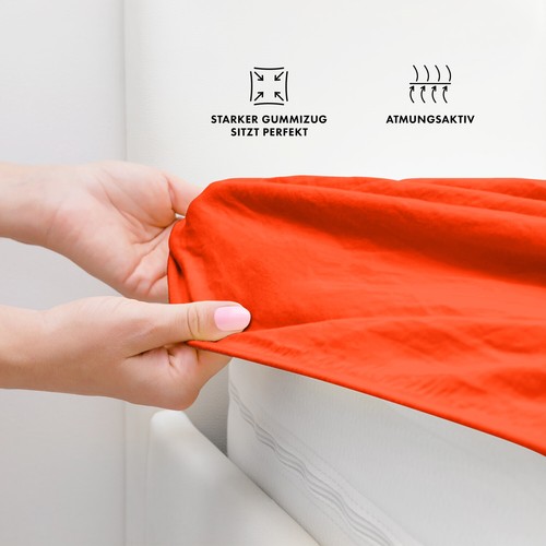 Drap-housse jersey lit à eau sommier drap-housse 200 g/m² GOLD EDITIO - Photo 22/40