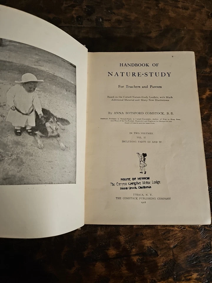 Handbook Of Nature Study For Teachers And Parents By Anna Comstock 1918 Vol II - Image 4 of 4