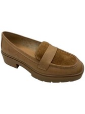 NYDJ Leather or Suede Lug Loafers Heidi Oyster
