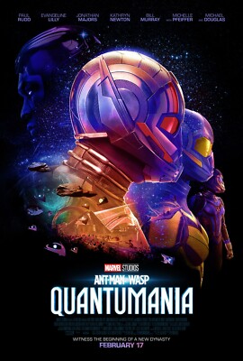 Ant Man movie poster -  Antman and the Wasp Quantumania poster (b) - 11'' x 17''
