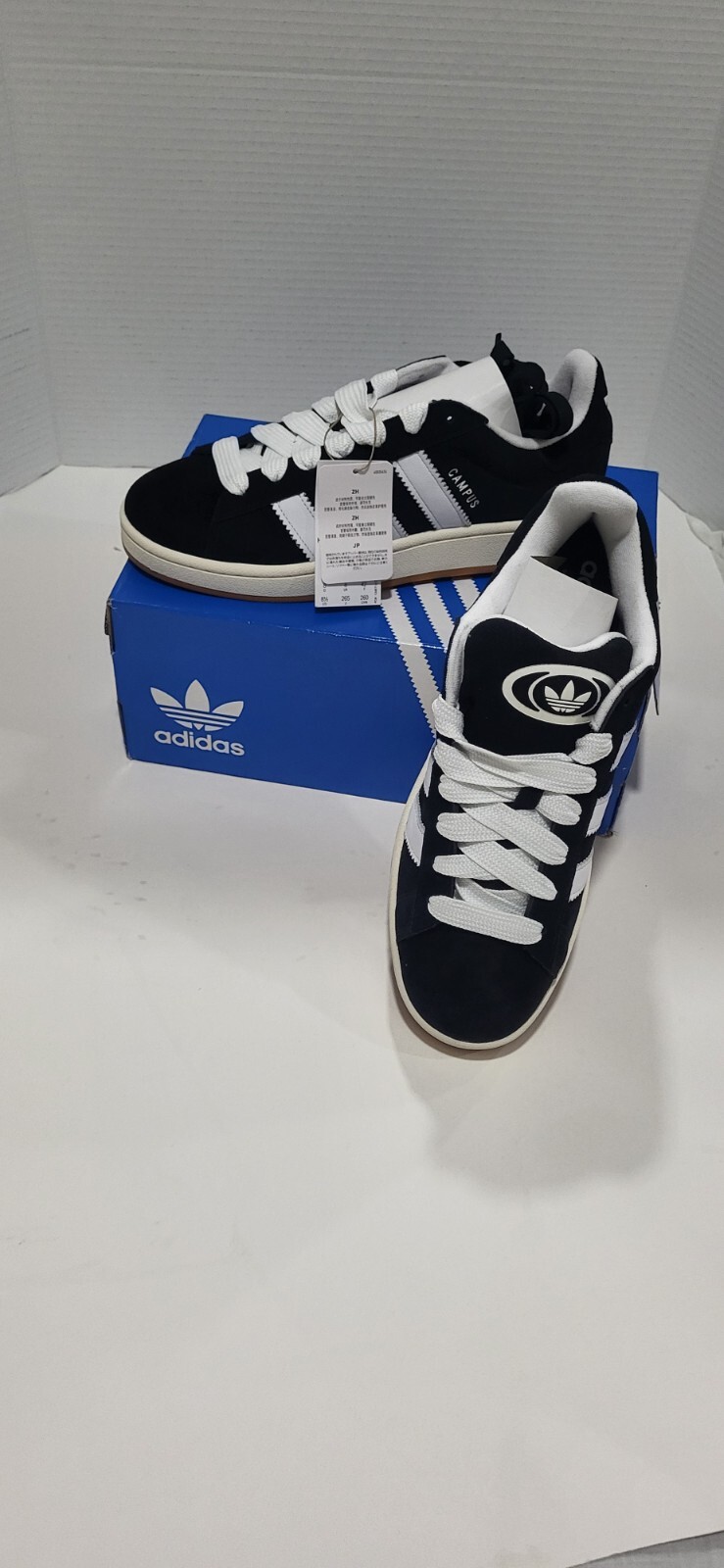 Size 8.5 - adidas Campus 00s Core Black Gum