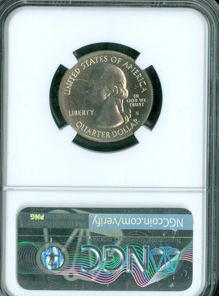 2017 S GEORGE ROGERS CLARK LOGO QUARTER NGC MS67 PQ  . - Image 2 of 2