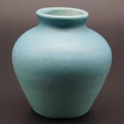 Van Briggle pottery little blue vintage vase 3.5" H