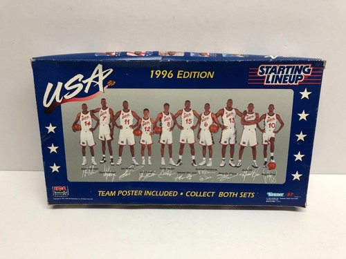 1996 TEAM USA Basketball Starting Lineup Sets 1 and 2 ** Factory Sealed ** - 第 5/9 張圖片