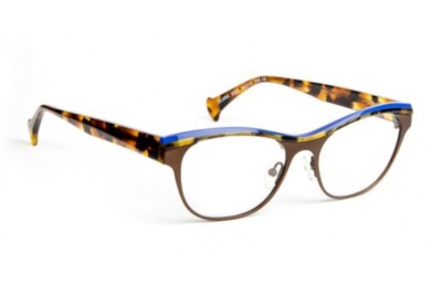 400  Creator Volte Face Clara Eyeglasses Retro Tortoise Brown And Blue