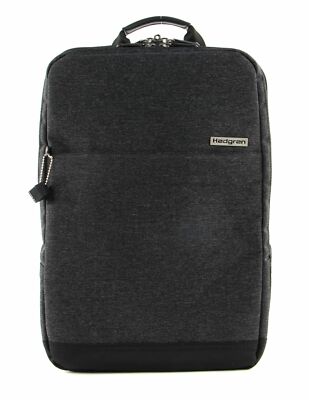 Hedgren Walker Rule Square Backpack 15,6'' M Rucksack Tasche Asphalt Grau
