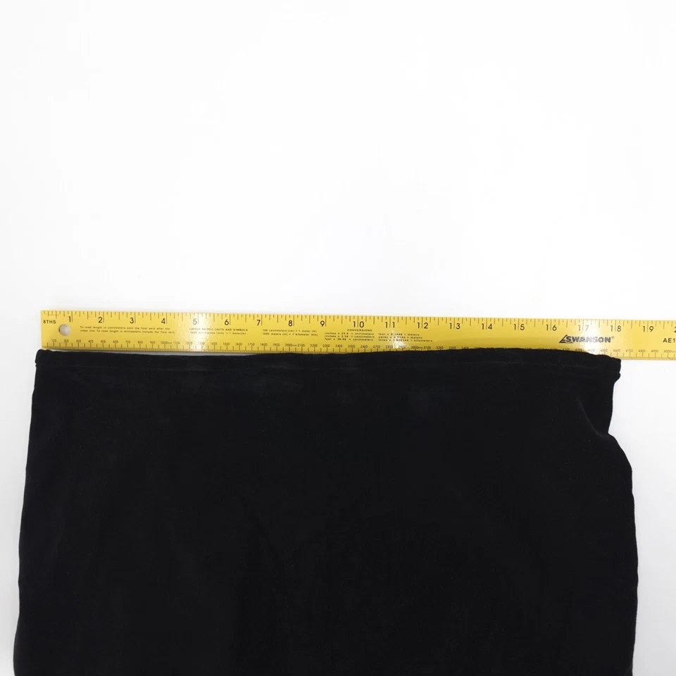 NUEVA Falda Lauren Ralph Lauren Mujer 12 Negra A-LIne Terciopelo Forrado Ropa de Trabajo Foto 3 de 4