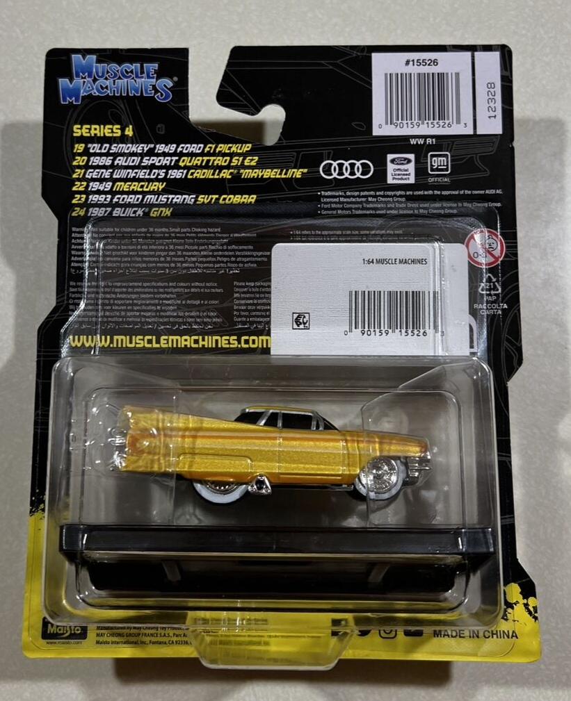★『CHARLESチェキ』MAYALAFFLESIAD'emianLAREINE NEW 2023 Muscle Machines Gene Winfield's 1961 Cadillac 