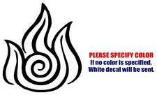 Avatar Fire Nation Symbol Funny Vinyl Decal Sticker Car Window Bumper Laptop 9"