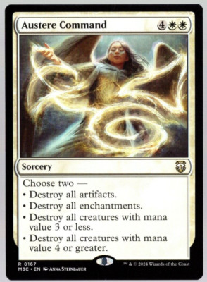 Austere Command 0167 Rare Non Foil Modern Horizons 3 MTG Near Mint