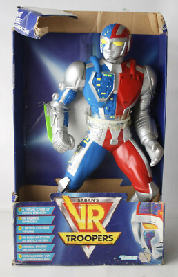 VERY RARE 1994 VR TROOPERS 14" ULTIMATE RYAN STEELE FIGURE KENNER NEW ...