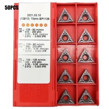50pcs TCMT16T304 CK205 TCMT32.51 Lathe Indexable Carbide Insert Turning Tooling