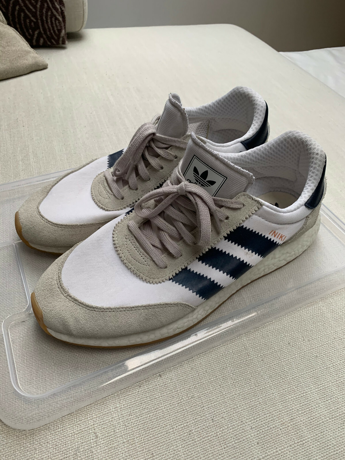 adidas iniki weiß blau