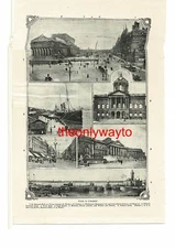 Liverpool, England, 6 Views, Book Illustration (Print), c 1907