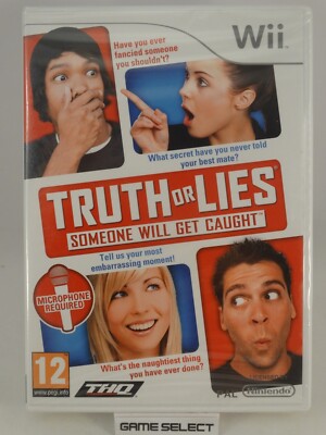 Truth Or Lies Someone Will Get Caught Nintendo Wii & Wii U PAL Neu Versiegelt