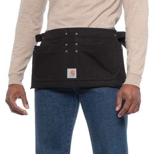 Carhartt A09 Firm Duck Half Work Utility Apron Pouch For Men Size 2XL Black
