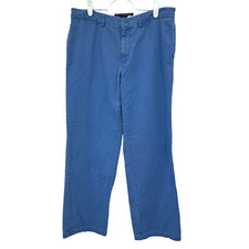 Ralph Lauren Sport Vintage Womens Classic Chino Pants Size 8 Blue Cotton
