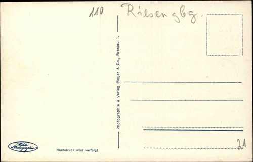 WARMBRUNN Cieplice Śląskie Riesengebirge b/ Hirschberg Postkarte Polen ~1930 - Picture 2 of 2