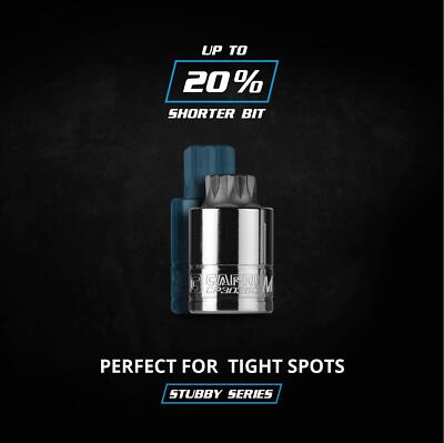 10 Mm M10 Stubby Xzn Triple Square Bit Socket 3/8inch Drive 10mm
