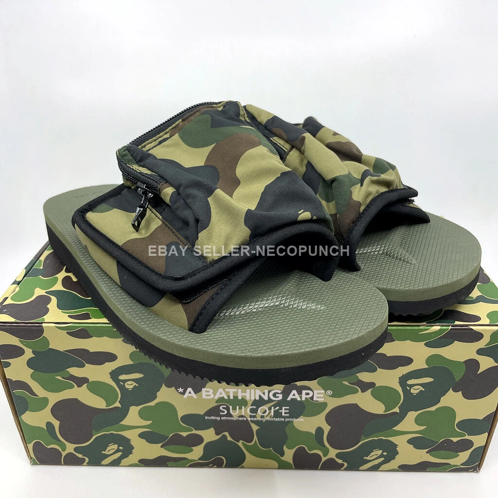 AUTHENTIC A BATHING APE BAPE x SUICOKE OG-276APE POCKET SANDAL