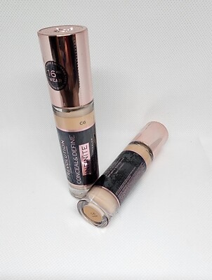 Makeup Revolution Beauty Conceal & Define Infinite Concealer XL, C6 LONG LASTING