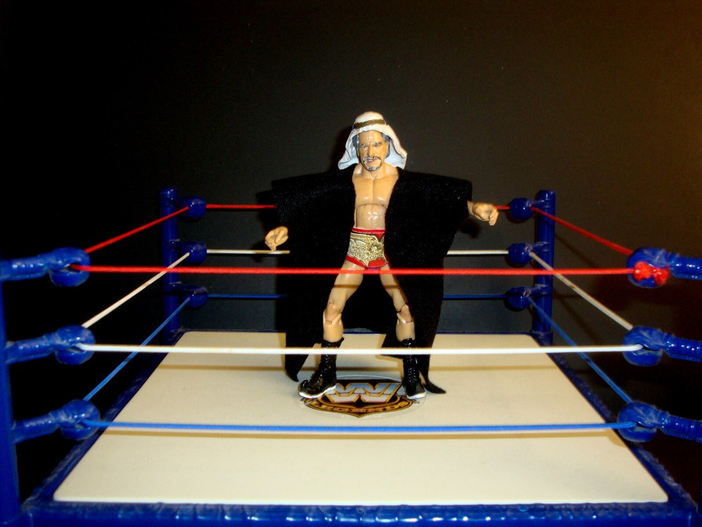THE ORIGINAL SHEIK WWE MATTEL ELITE CUSTOM FIGURE classic wcw aew