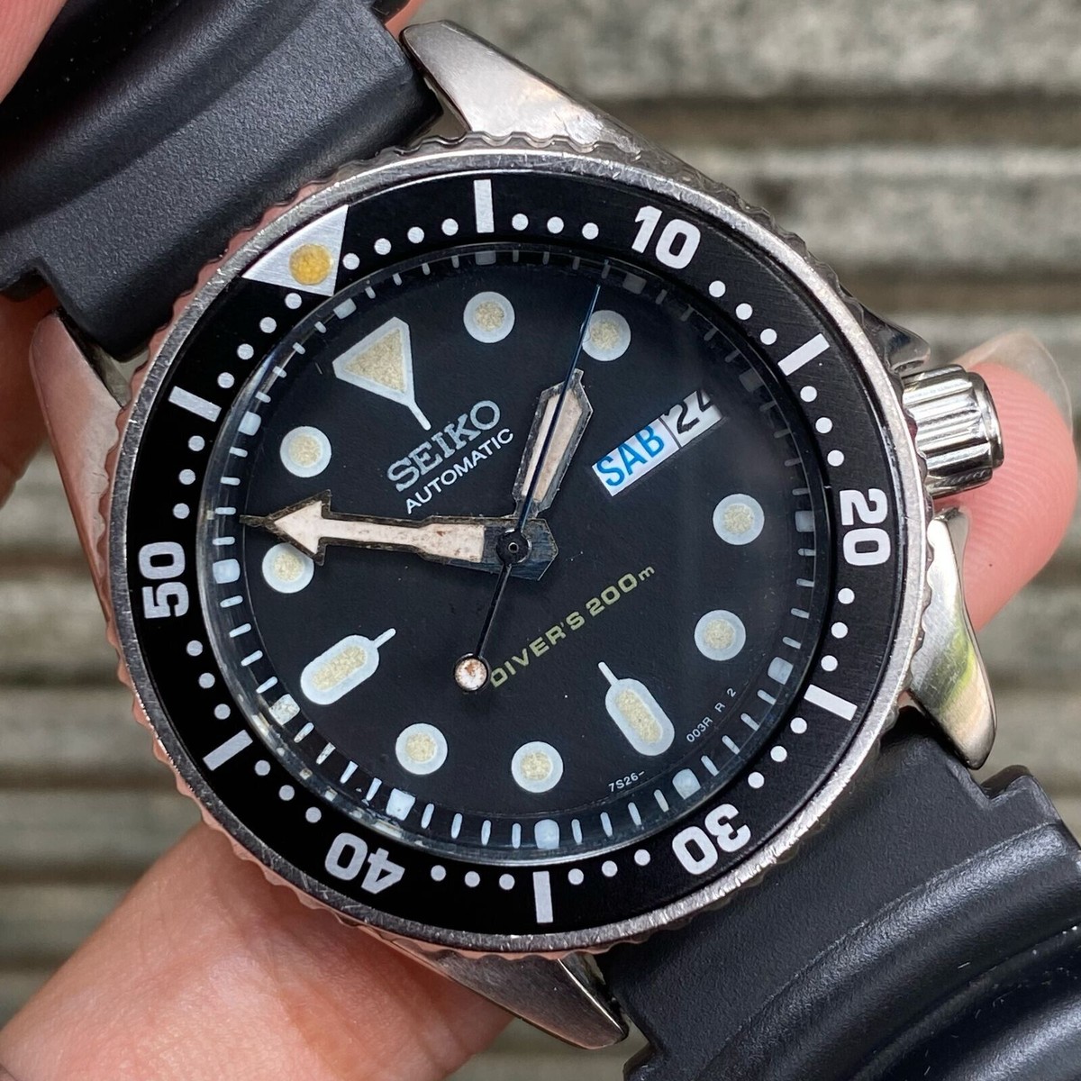 SEIKO SKX013 ブラックボーイ　7s26-0030 SEIKO SKX013 Diver Watch 7S26 0030 Black Boy Automatic 38MM