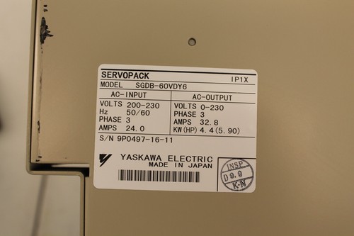 Yaskawa Servopack SGDB-60VDY6 - Bild 3 von 10