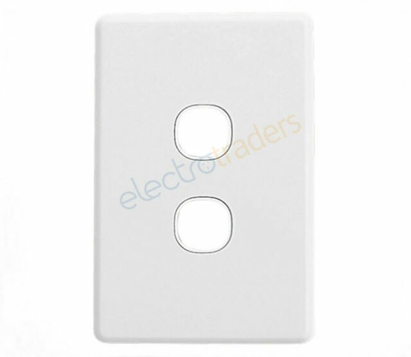 Clipsal C2032VH 2 Gang Grid Plate and Cover Classic Series for sale online eBay