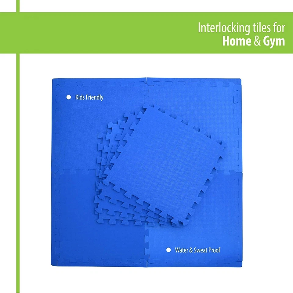 Interlocking Puzzle EVA 10mm Foam Floor Tiles Suitable for Home | Gym | Kids Pla - Image 2 of 4