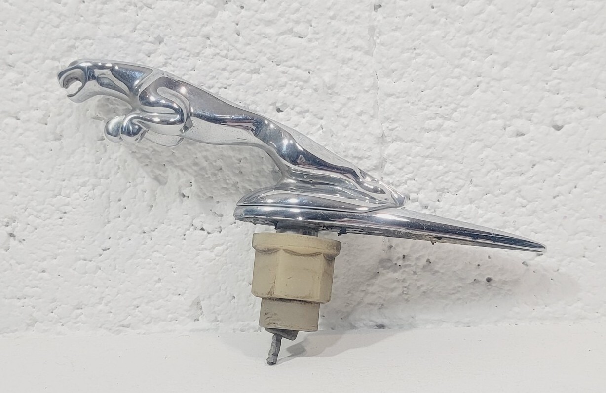 2000 2008 SType XType Jaguar Leaper Hood Ornament Emblem OEM P/N