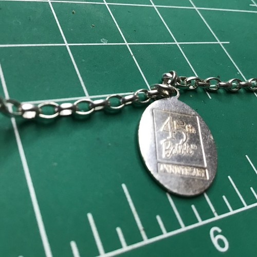Hallmark Barbie 45th Anniversary Sterling Silber Bettelarmband - Bild 11 von 11