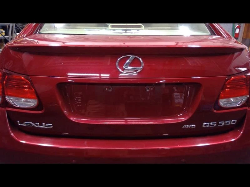 Decklid porta-malas código de pintura vermelho 3R1 sem spoiler compatível com 07-11 LEXUS GS350 772163 - Imagem 3 de 4