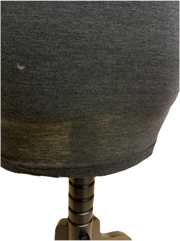 Camiseta lisa de manga corta American Apparel para mujer S gris jaspeado nueva sin etiquetas Foto 3 de 4