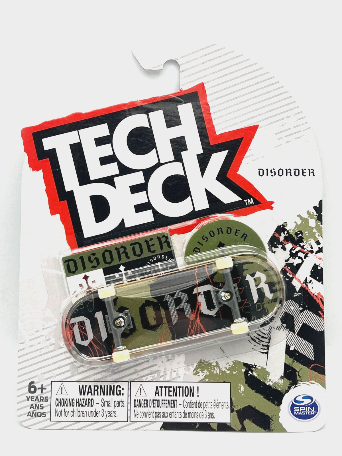 2022 Tech Deck • Disorder • Ultra Rare • Fingerboard • Skateboard • Spin Master
