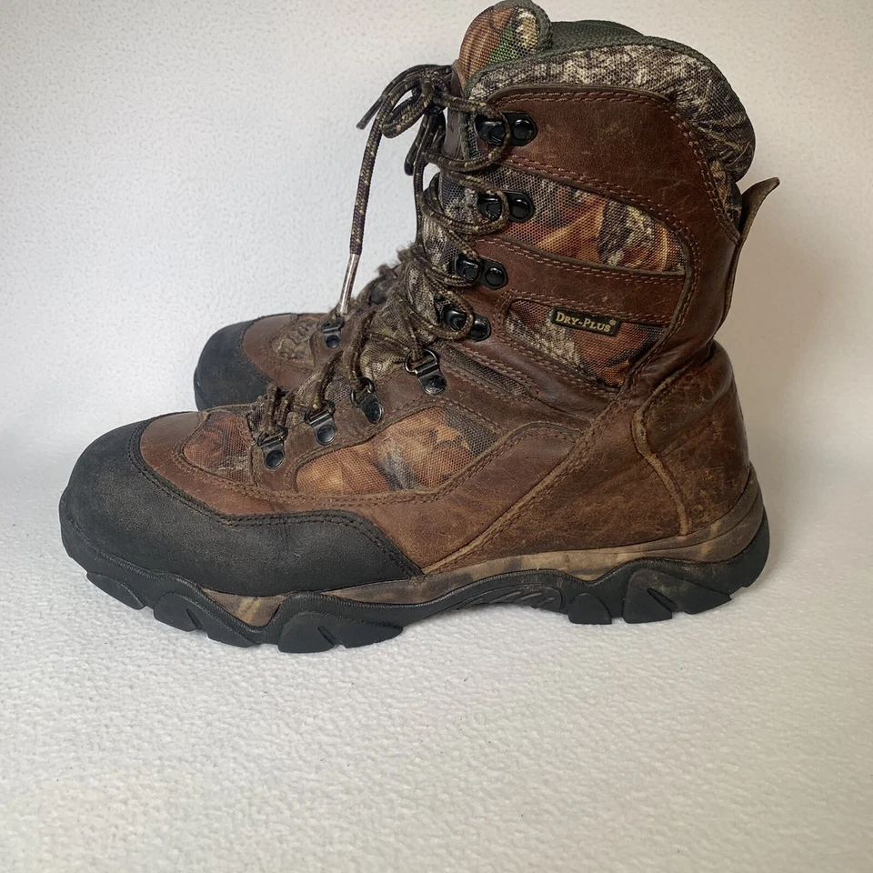 CABELAS Dry  Plus Camo Boots Men's Size 10 M  Thinsulate Ultra Hunting Outdoors - Image 2 of 4