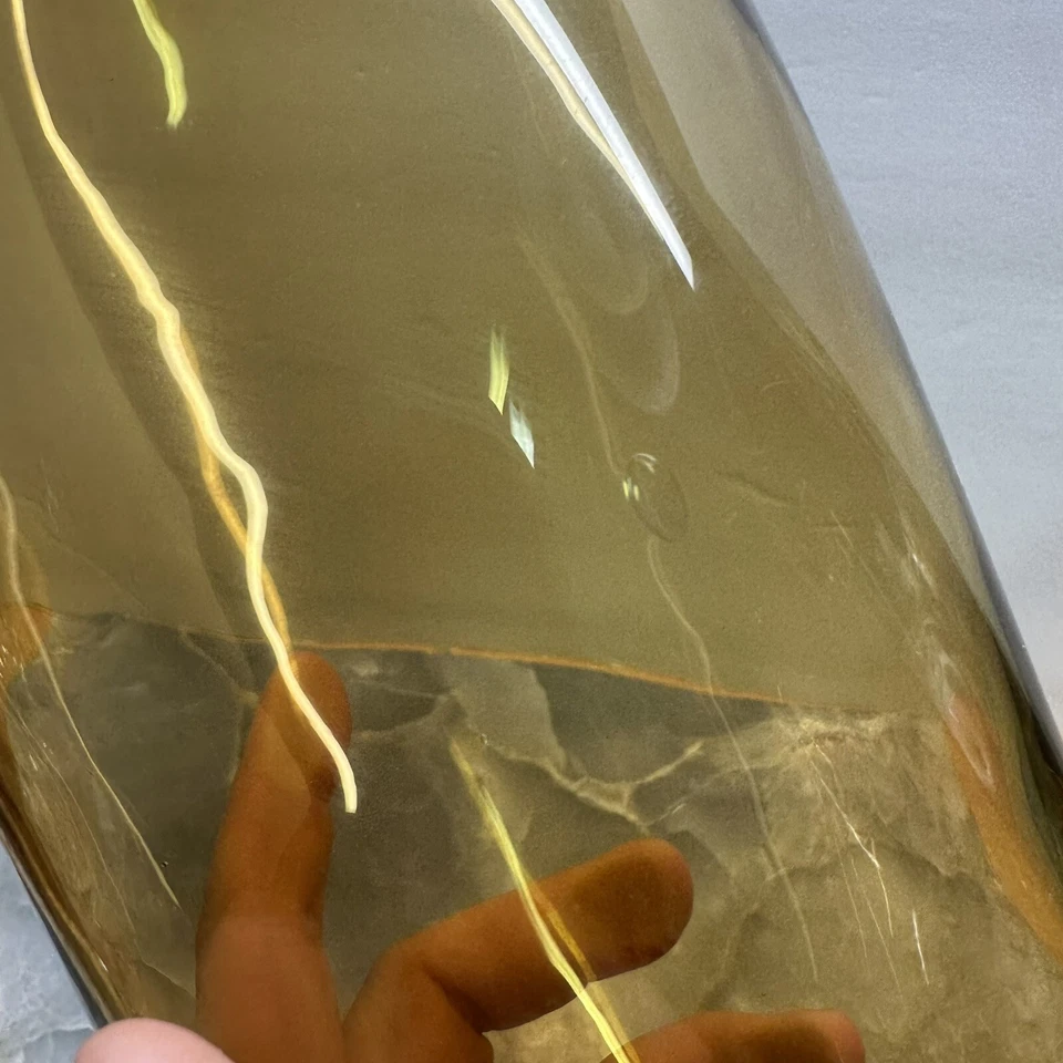 Salong Amber ikea Art Glass Vase Hand Blown vase Retired Johanna Jelinek MCM - Image 3 of 4