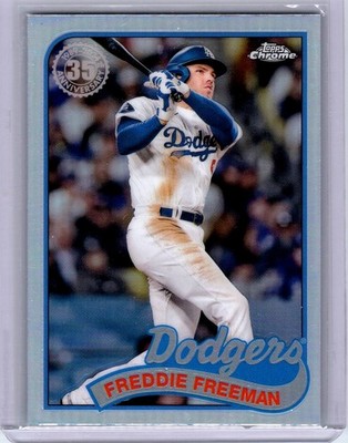 2024 Topps Chrome Update #89CU-16 Freddie Freeman 1989 35th Anniversary