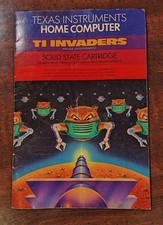 VINTAGE - TI-99 TI Invaders - Texas Instruments Home Computer - Manual Only
