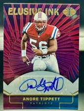 Andre Tippett AUTO ~ 2024 Panini Illusions Elusive Ink Auto  #/299 NE Patriots