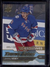 2016-17 Series 1 Jimmy Vesey Young Guns Rookie UD Exclusives #218 RC SSP /100